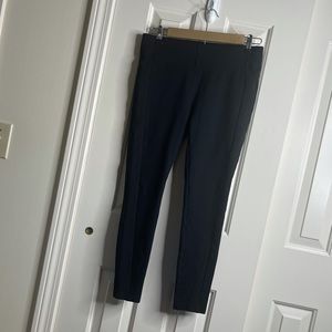 Loft Black Ponte Knit Leggings Pants